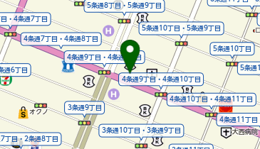 日本政策金融公庫 旭川支店 中小企業事業の地図画像