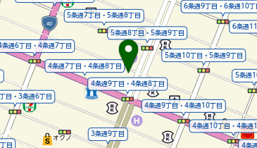カンコーショップスポーツ課の地図画像