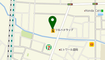 ツルハ 調剤薬局盛岡津志田西店の地図画像