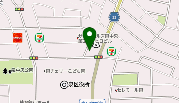 トレックバイシクル仙台泉中央店の地図画像