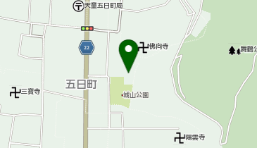 天童市立旧東村山郡役所資料館・天童織田の里歴史館の地図画像