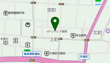 キョウワグループ・テルサホール福島テルサの地図画像