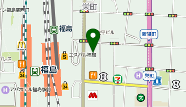 日本政策金融公庫 福島支店 農林水産事業の地図画像