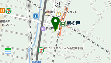 桃太郎王国新松戸店の地図画像