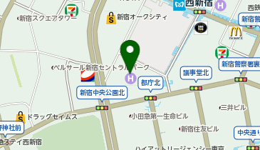 スターメーカースタジオ新宿店の地図画像