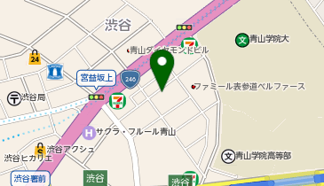ななや青山店の地図画像