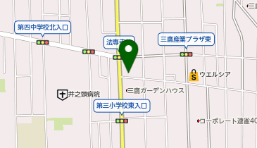 MTサロン三鷹店の地図画像