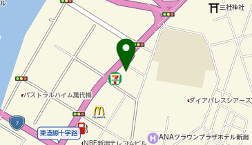 万代タクシー株式会社 事務専用の地図画像
