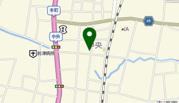焼肉なるの地図画像