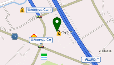 100円ショップセリアベイシア東御店の地図画像
