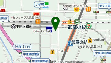 ラブスト武蔵小杉店の地図画像