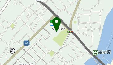 向粟崎公民館の地図画像