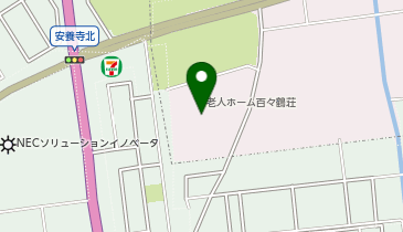 としよりと子供の健康ひろばの地図画像