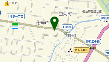 香林美術の地図画像