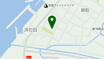 黒部市役所 スポーツ・レジャー施設 石田フィッシャリーナの地図画像