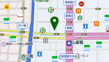 アセラクリニック心斎橋の地図画像
