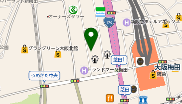 グイット(Goo-it)梅田店の地図画像