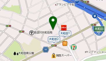 新極真会大阪西支部の地図画像