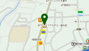 喫茶店ピノキオ豊中本店の地図画像