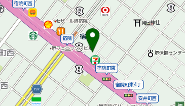 メンズショップ伊津久の地図画像