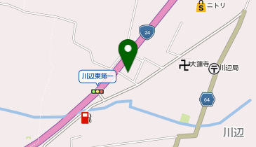 銀明堂薬局 川辺店の地図画像