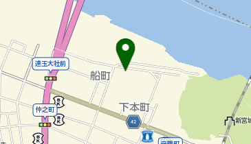 新宮市役所 丹鶴ホールの地図画像