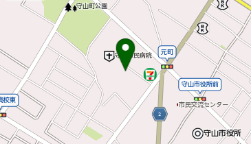 守山市元町自治会館の地図画像