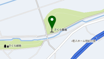さくら墓園管理棟の地図画像