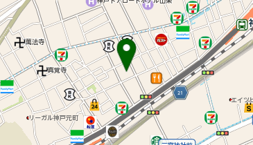 RitzLash神戸の地図画像