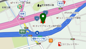 コスモタクシー株式会社の地図画像