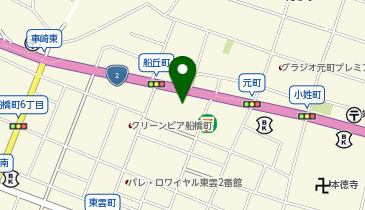 ナカオ楽器の地図画像