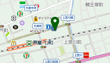 オーガニックプラザラ・モール芦屋店の地図画像