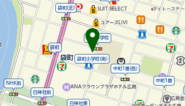 マチのとこやさん袋町店 広島市中区 理容店 730 0036 の地図 アクセス 地点情報 Navitime