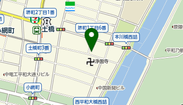 美容室ベルの地図画像