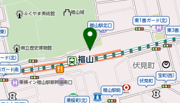 さんすて福山花辰生花店の地図画像