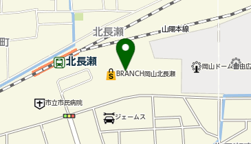 ARCHブランチ岡山北長瀬店の地図画像