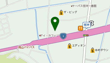 フラワーショップらんの地図画像
