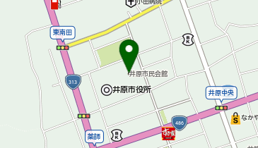 井原市役所 夜間・休日の地図画像