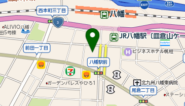 美容室&Y&rsquo;sアンドワイズの地図画像