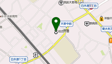 福岡県職員互助会筑紫支会の地図画像