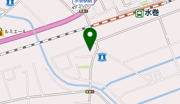 食事処新の地図画像