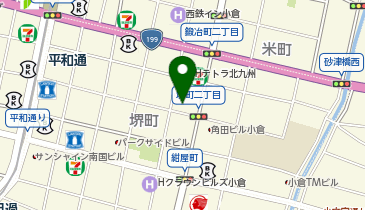 日本政策金融公庫 北九州支店 中小企業事業の地図画像