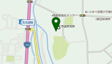 飯塚市 頴田交流センター 多目的ホールの地図画像