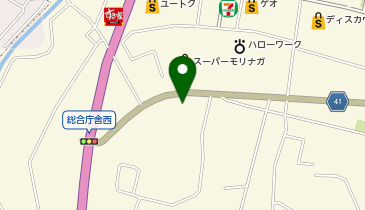 藤間松娘稽古場の地図画像