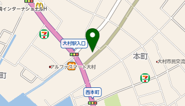 串焼オハコヤの地図画像