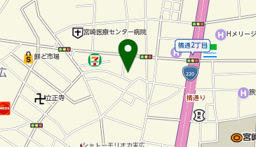 向日葵マッサージ院の地図画像