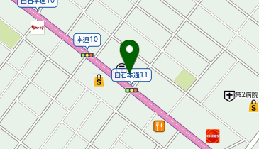 KeePerLABO白石店の地図画像