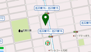 北章宅建株式会社の地図画像