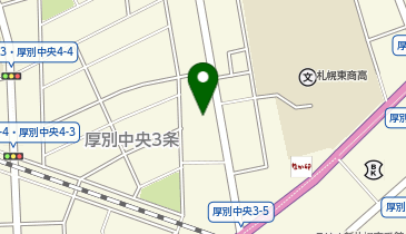 REX整体新札幌店の地図画像