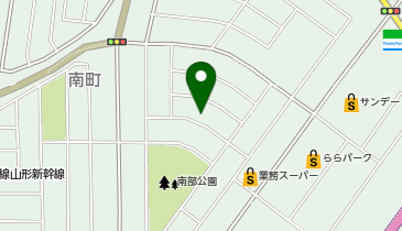 訪問医療マッサージKEiROW天童ステーションの地図画像